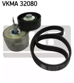 VKMA 32080 SKF Поликлиновой ременный комплект